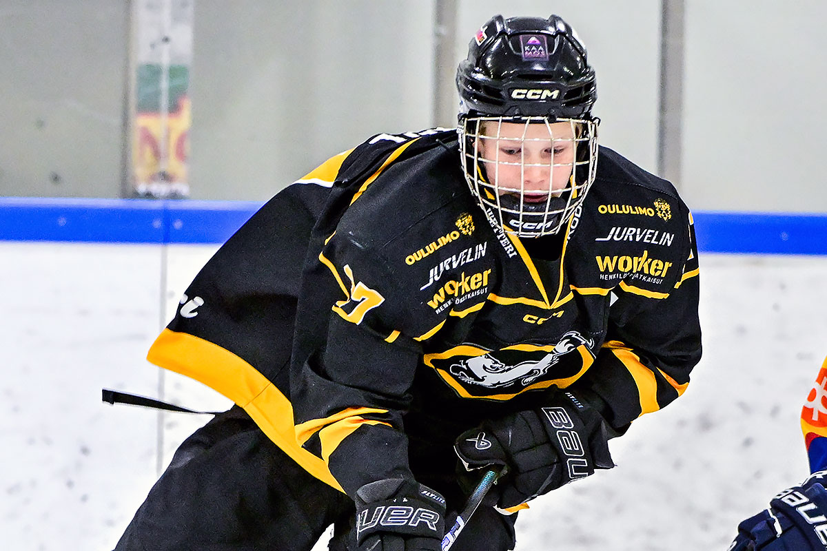 Jesper Torkell on ollut Kärppien paras pistemies U16 SM-sarjan avauskierroksilla. (Kuva: Jussi Määttä)